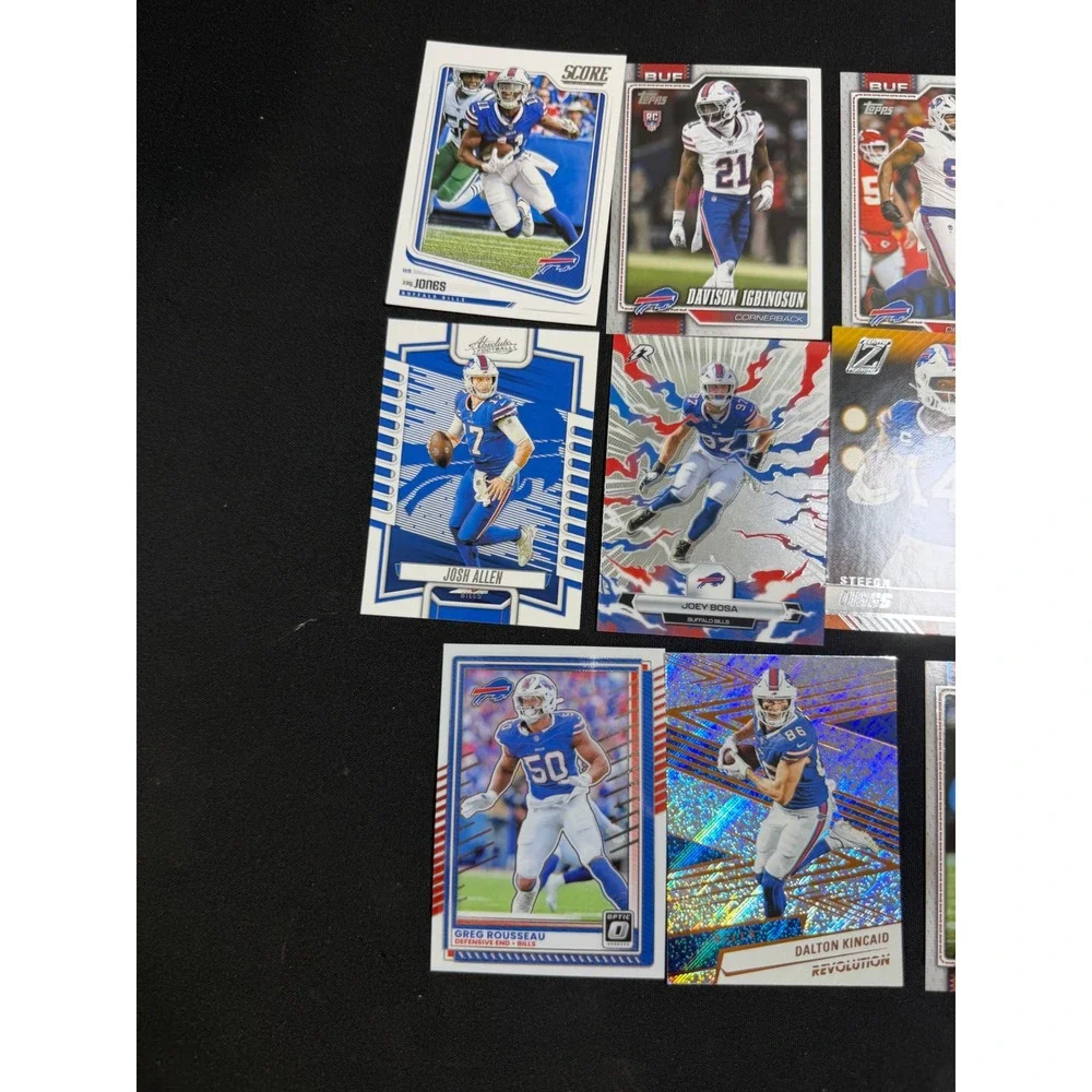 Panini Topps Buffalo Bills Card Lot Josh Allen Diggs Kincaid Rookie Excellent